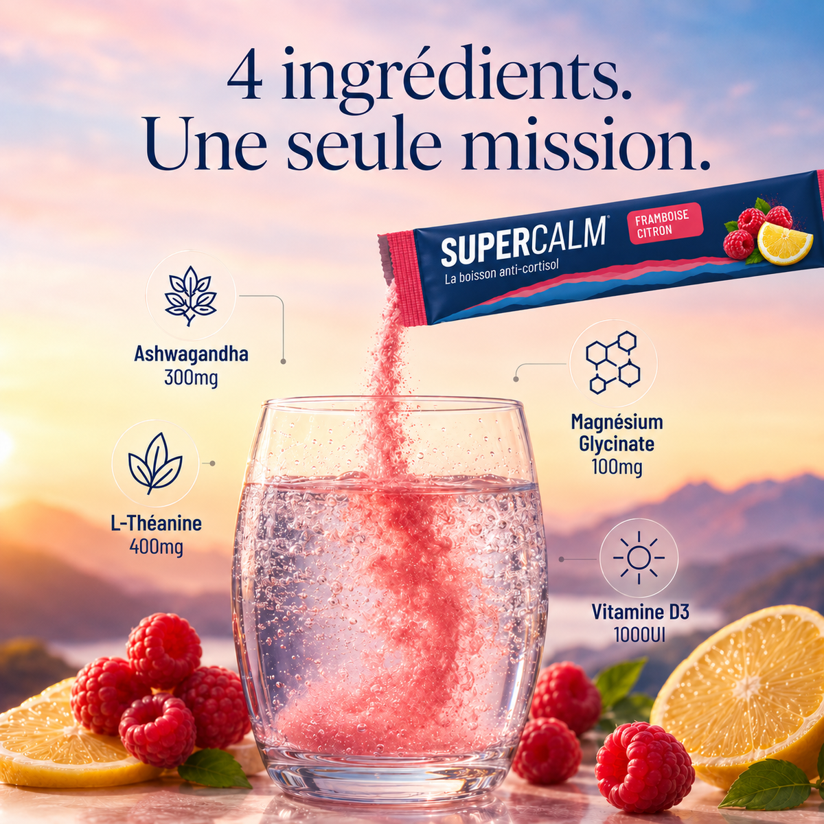 SuperCalm – Boisson anti-cortisol