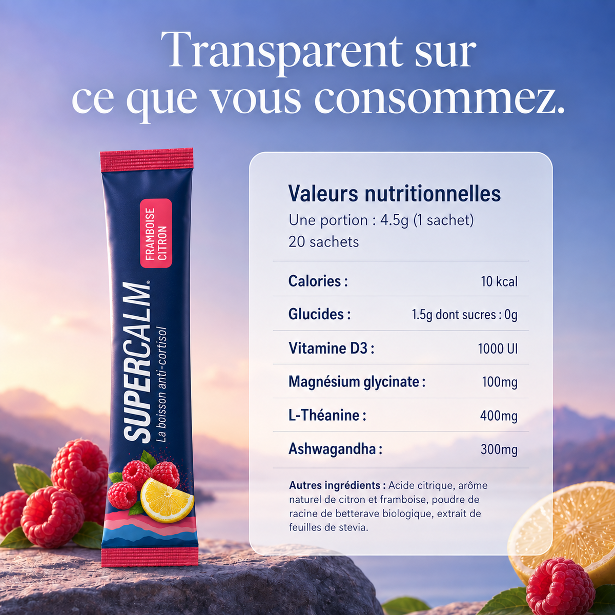 SuperCalm – Boisson anti-cortisol