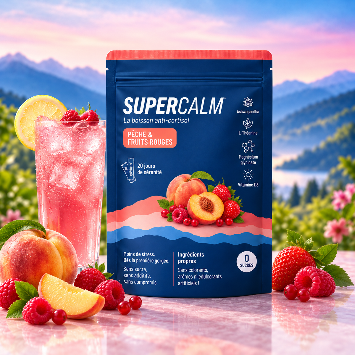 SuperCalm – Boisson anti-cortisol